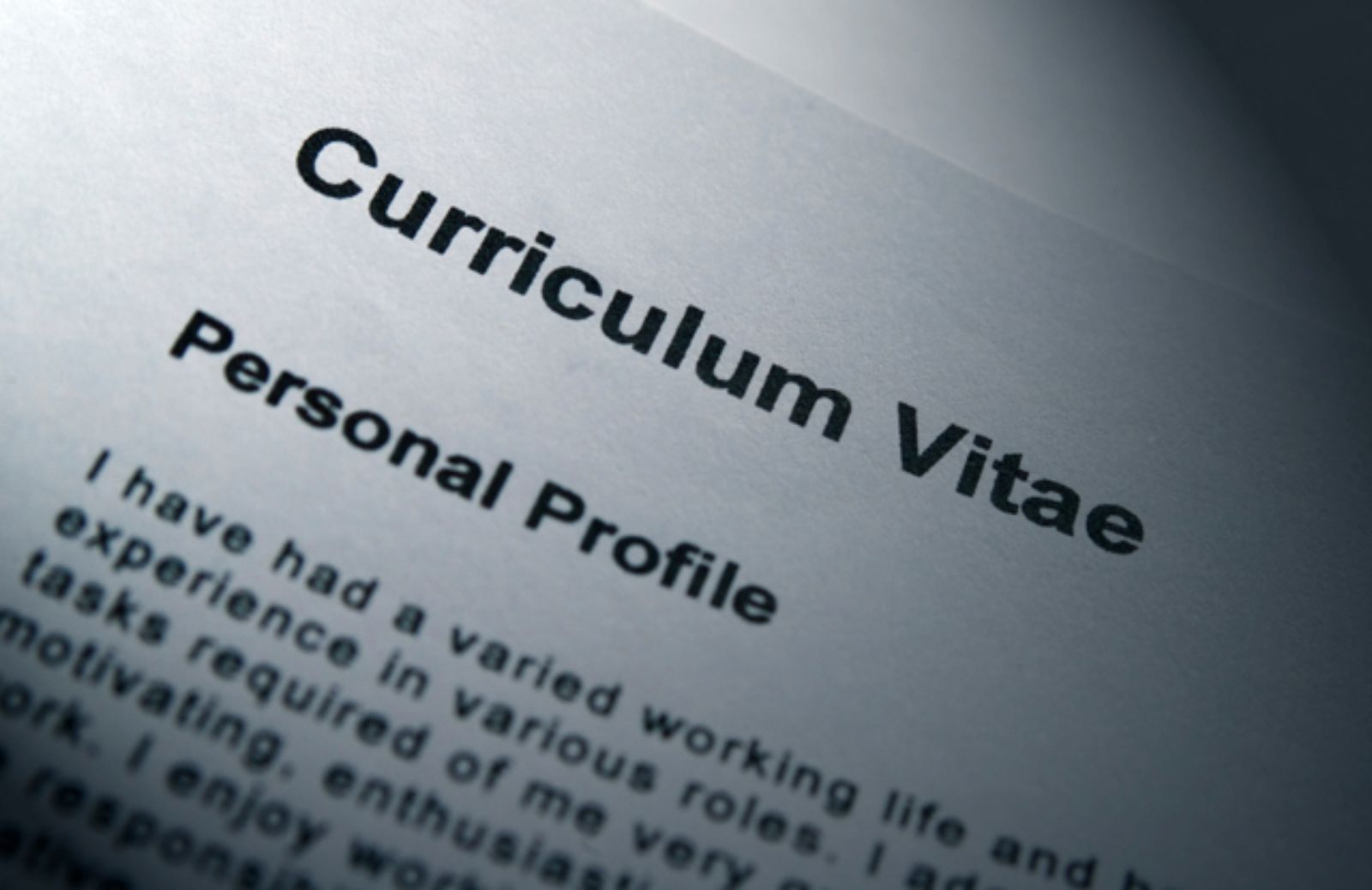 I 5 errori da evitare nel curriculum vitae