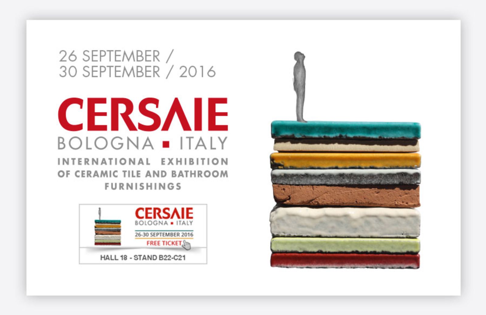 A Bologna torna Cersaie 2016