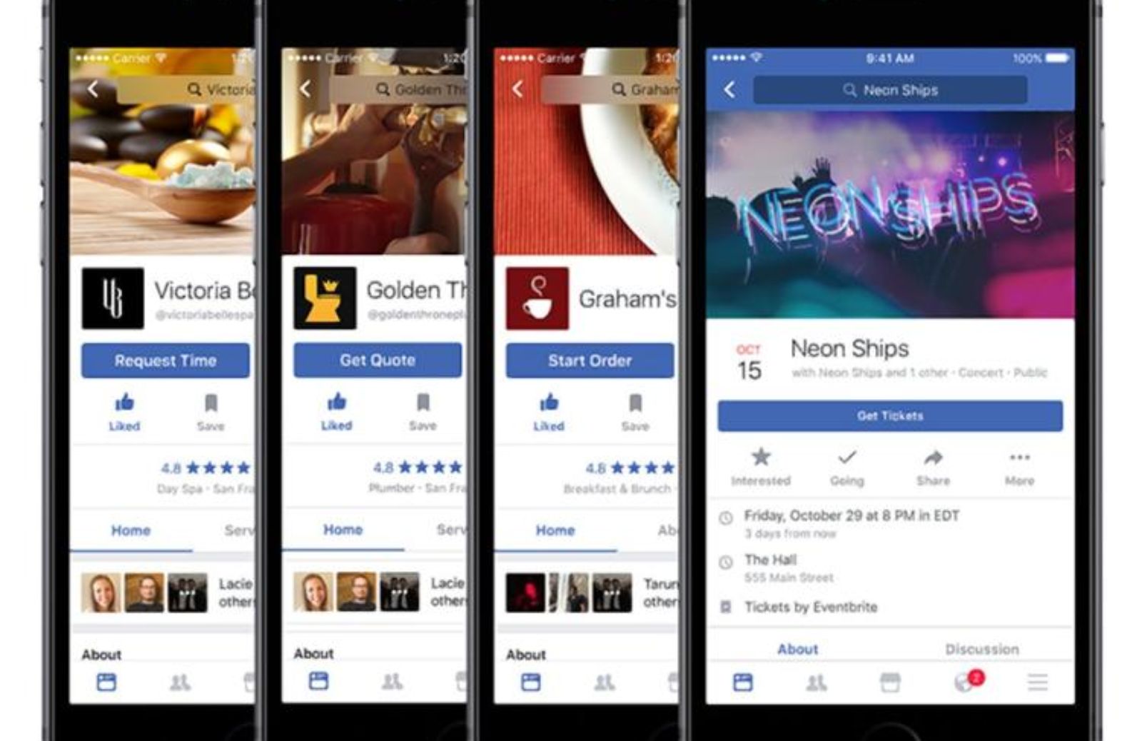 Food delivery: con Facebook approda anche sui social