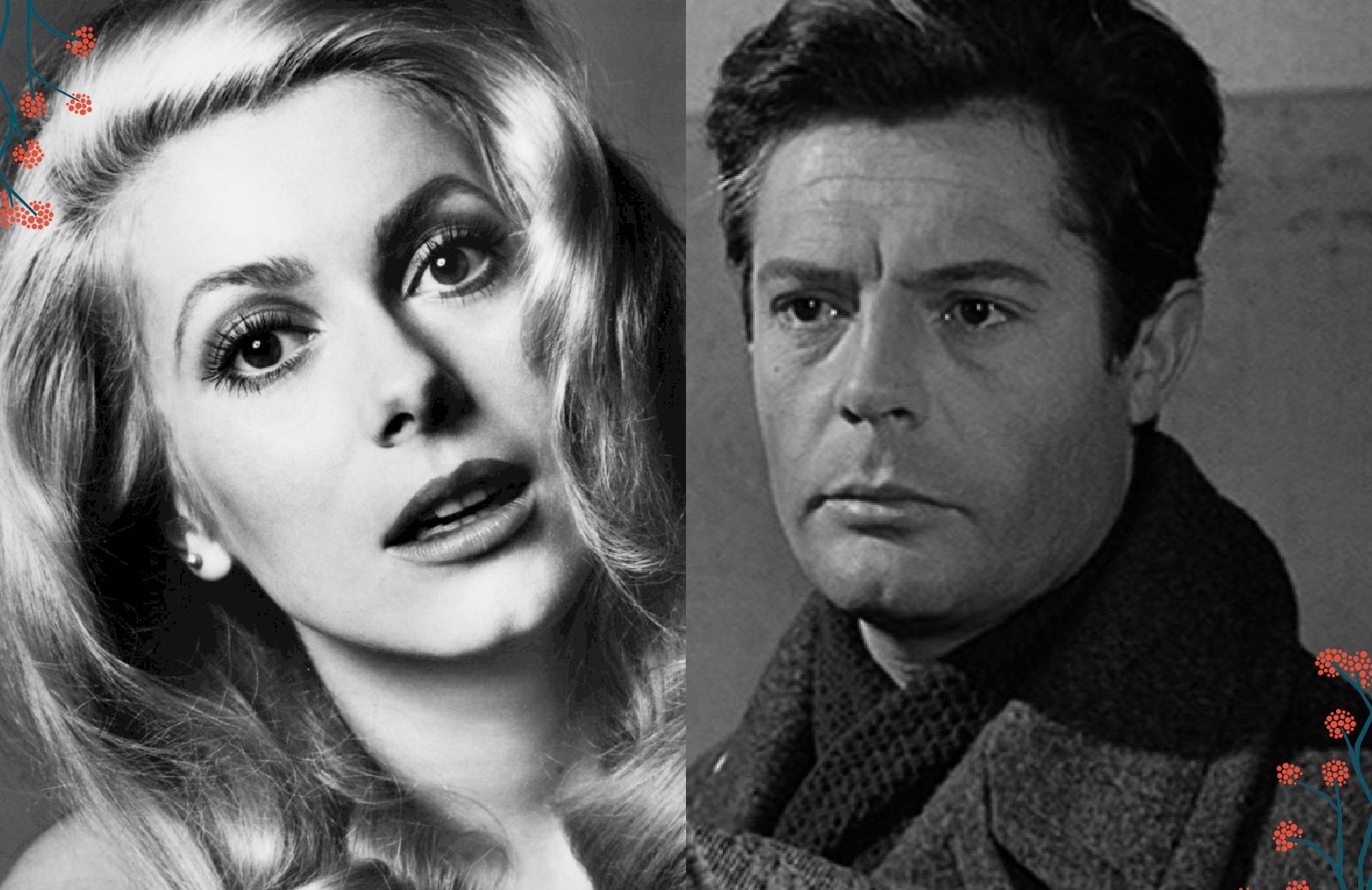 Marcello Mastroianni e Catherine Deneuve: storia di un amore... d'autore