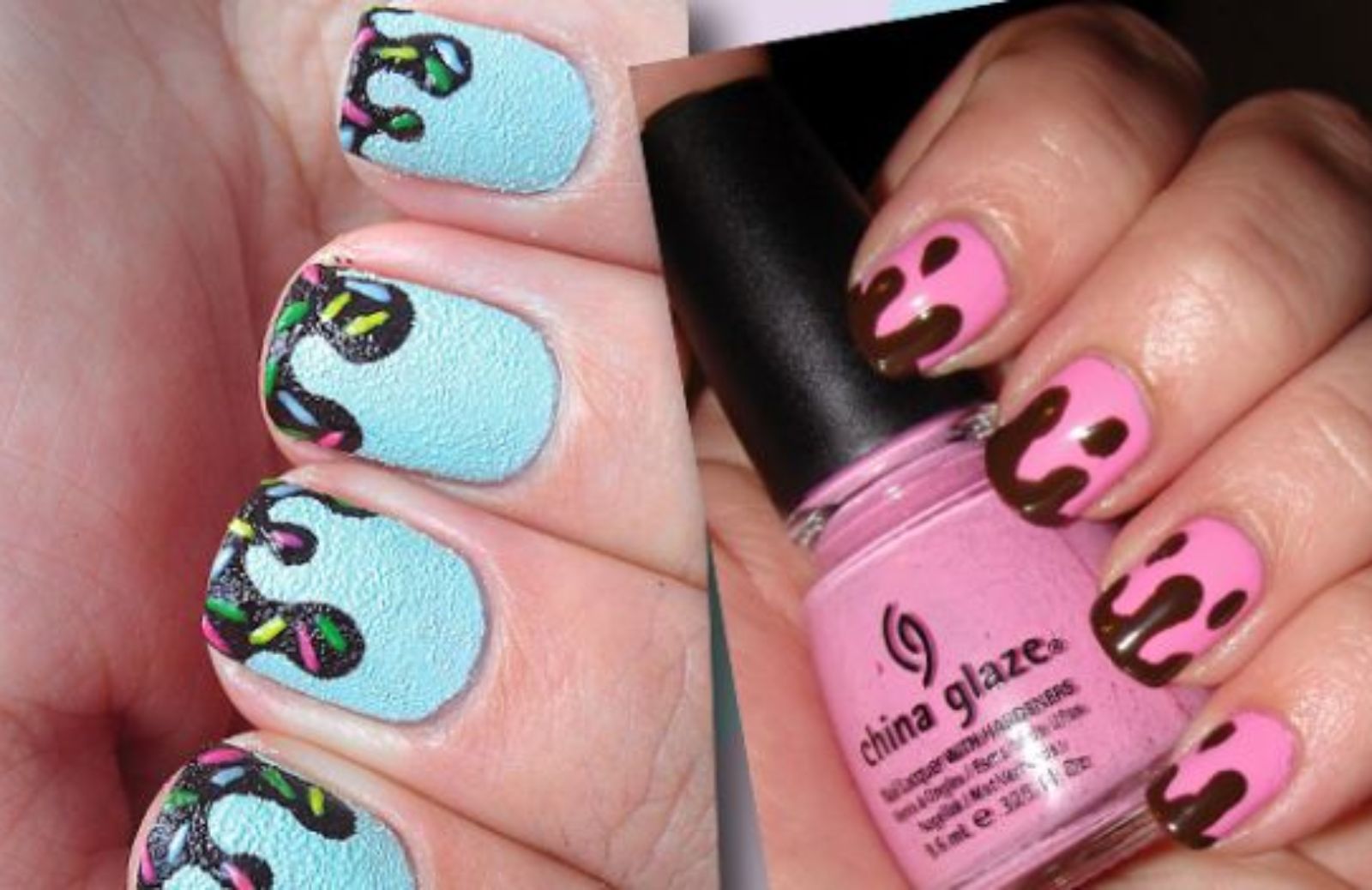 Come fare una nail art effetto gelato