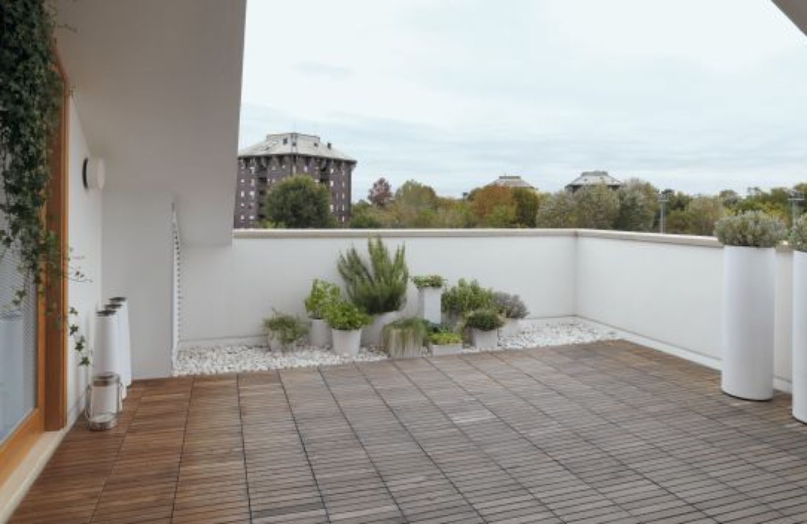 Come smaltire l’acqua piovana da un terrazzino 