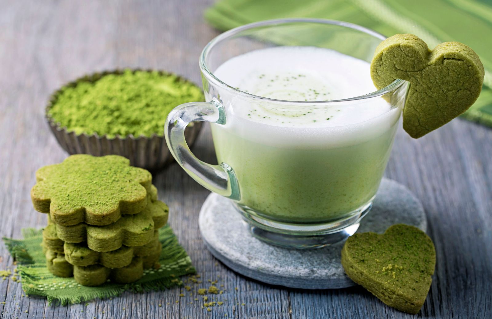 Biscotti senza glutine al tè matcha: la ricetta