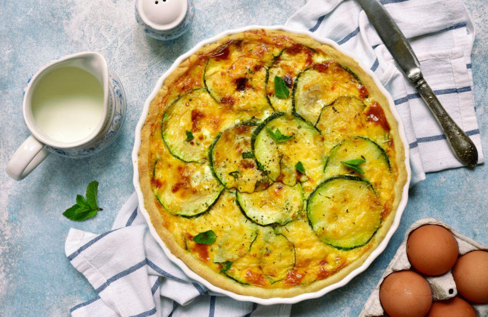 Come fare la quiche di zucchine e ricotta senza panna