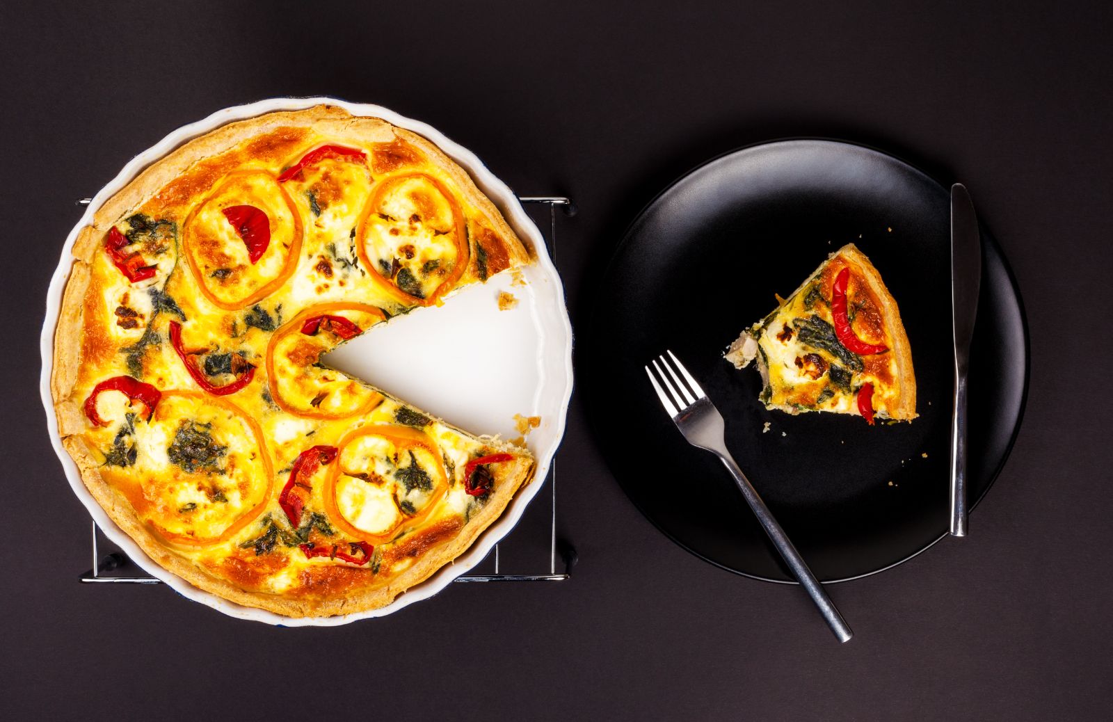 La ricetta della torta salata con peperoni e patate