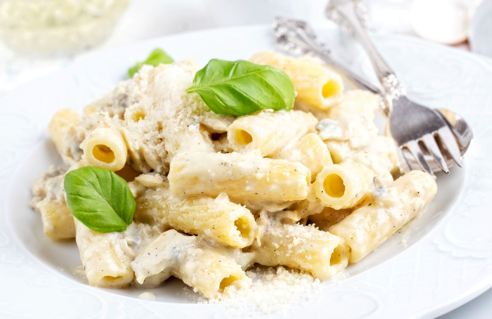 Pasta con il formaggio Castelmagno