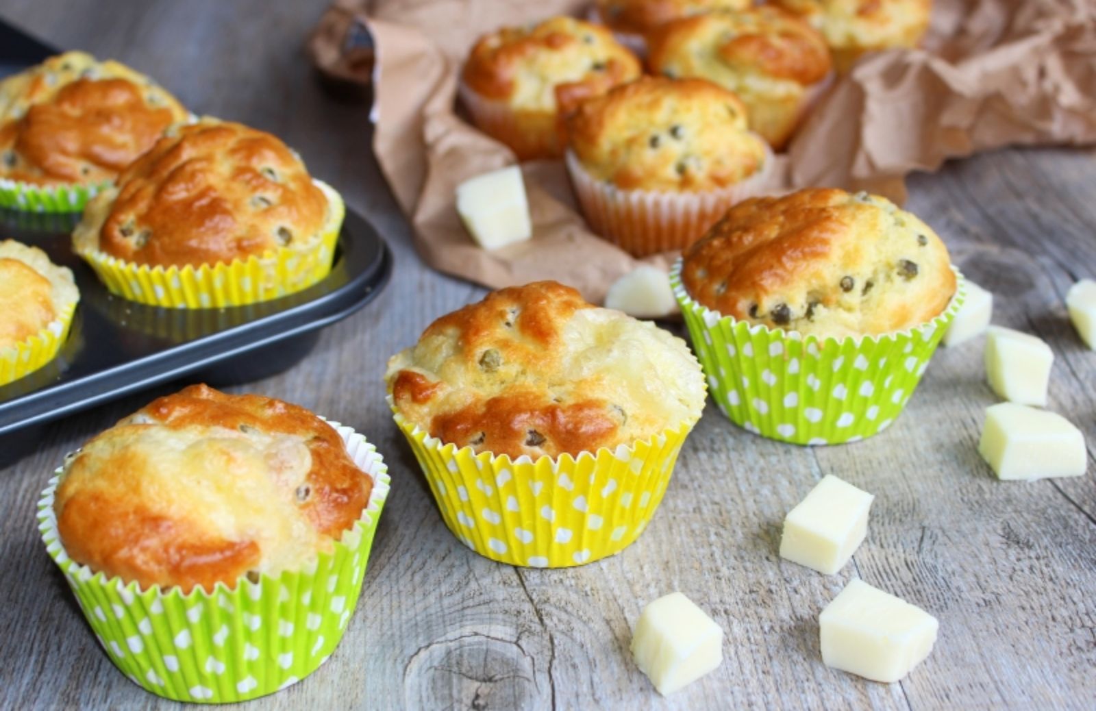 Muffin salati ai piselli: la ricetta perfetta per il pic nic