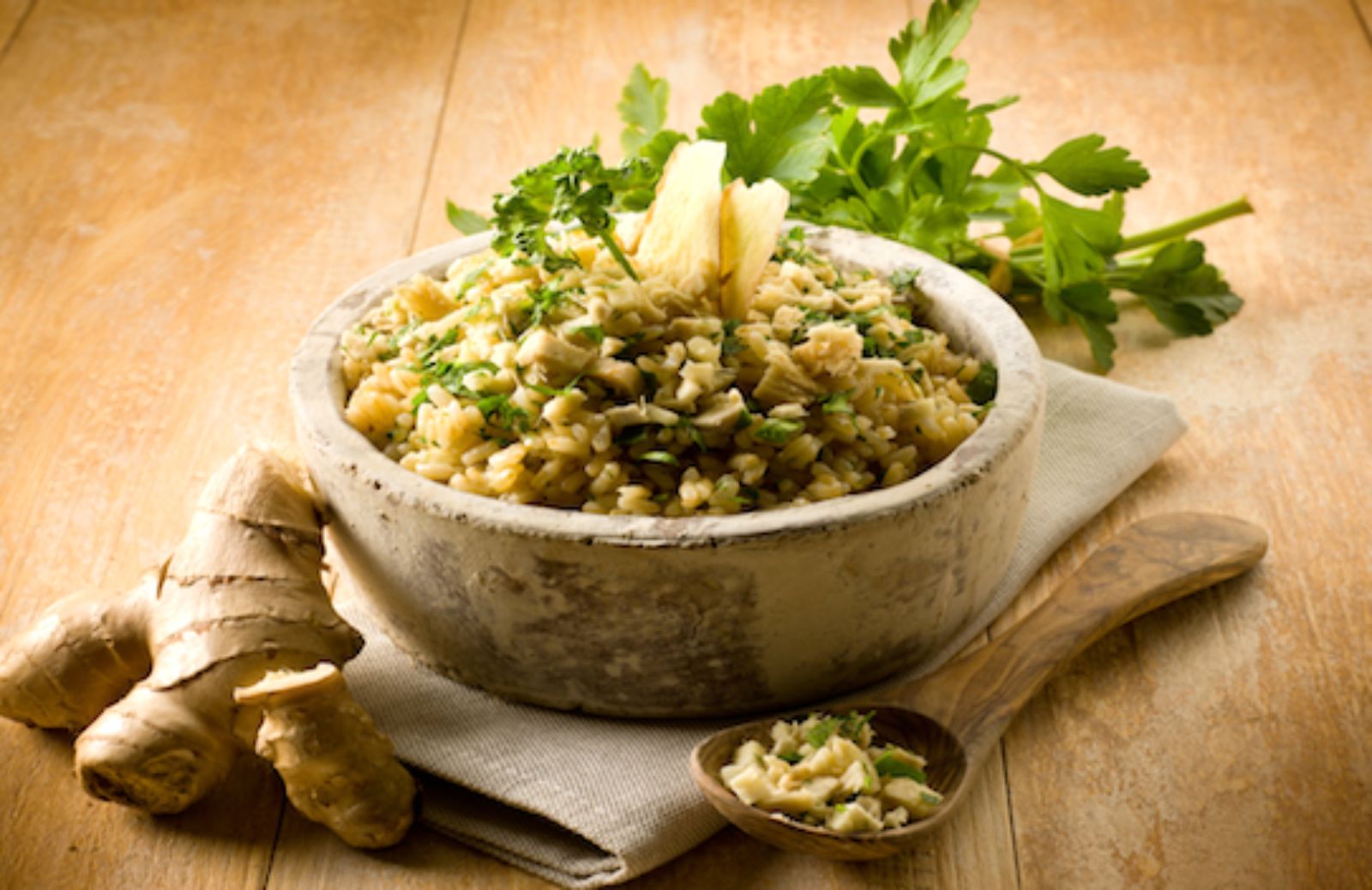 Come fare il risotto allo zenzero