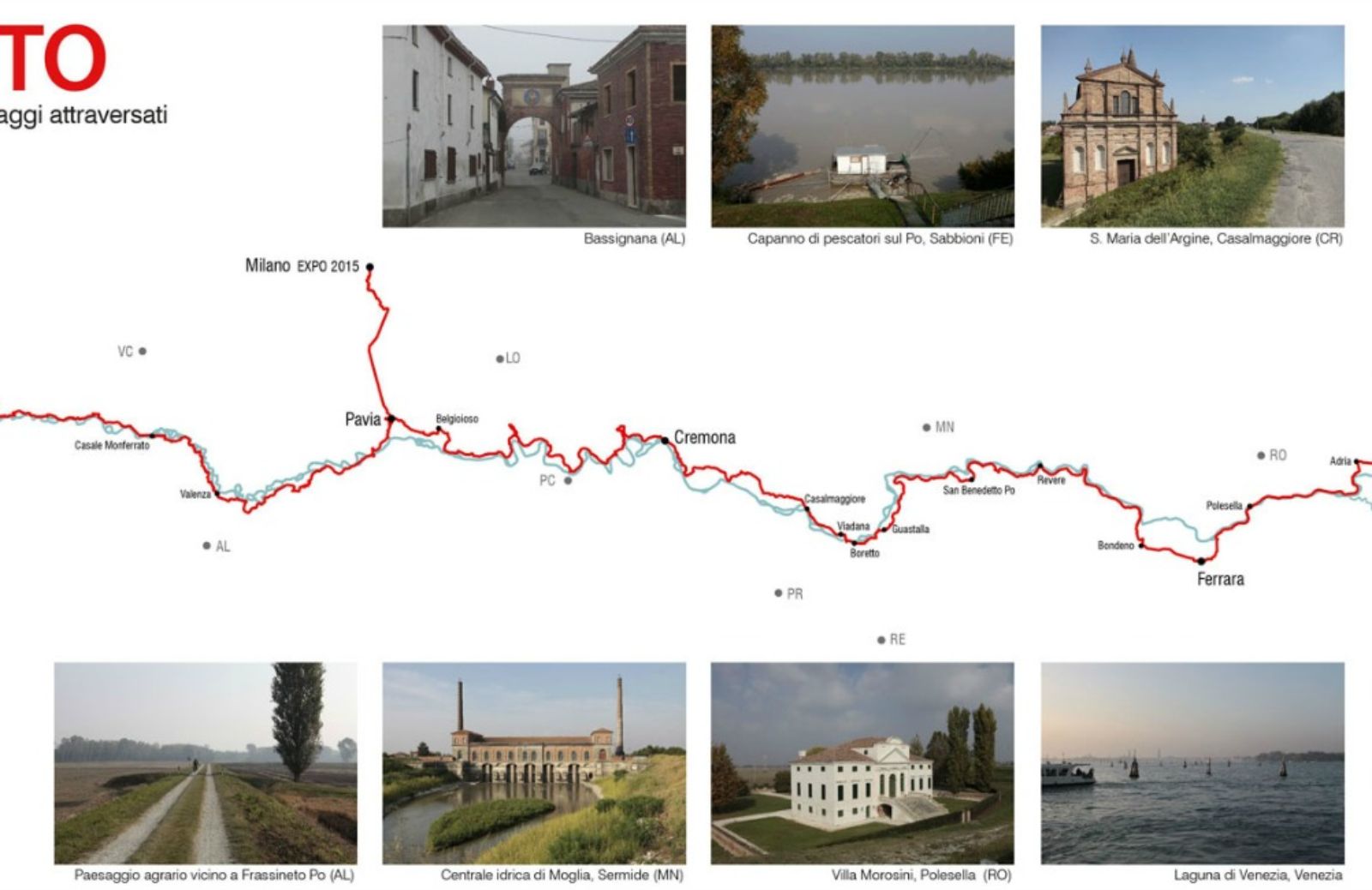 VENTO: la pista ciclabile tra Venezia e Torino