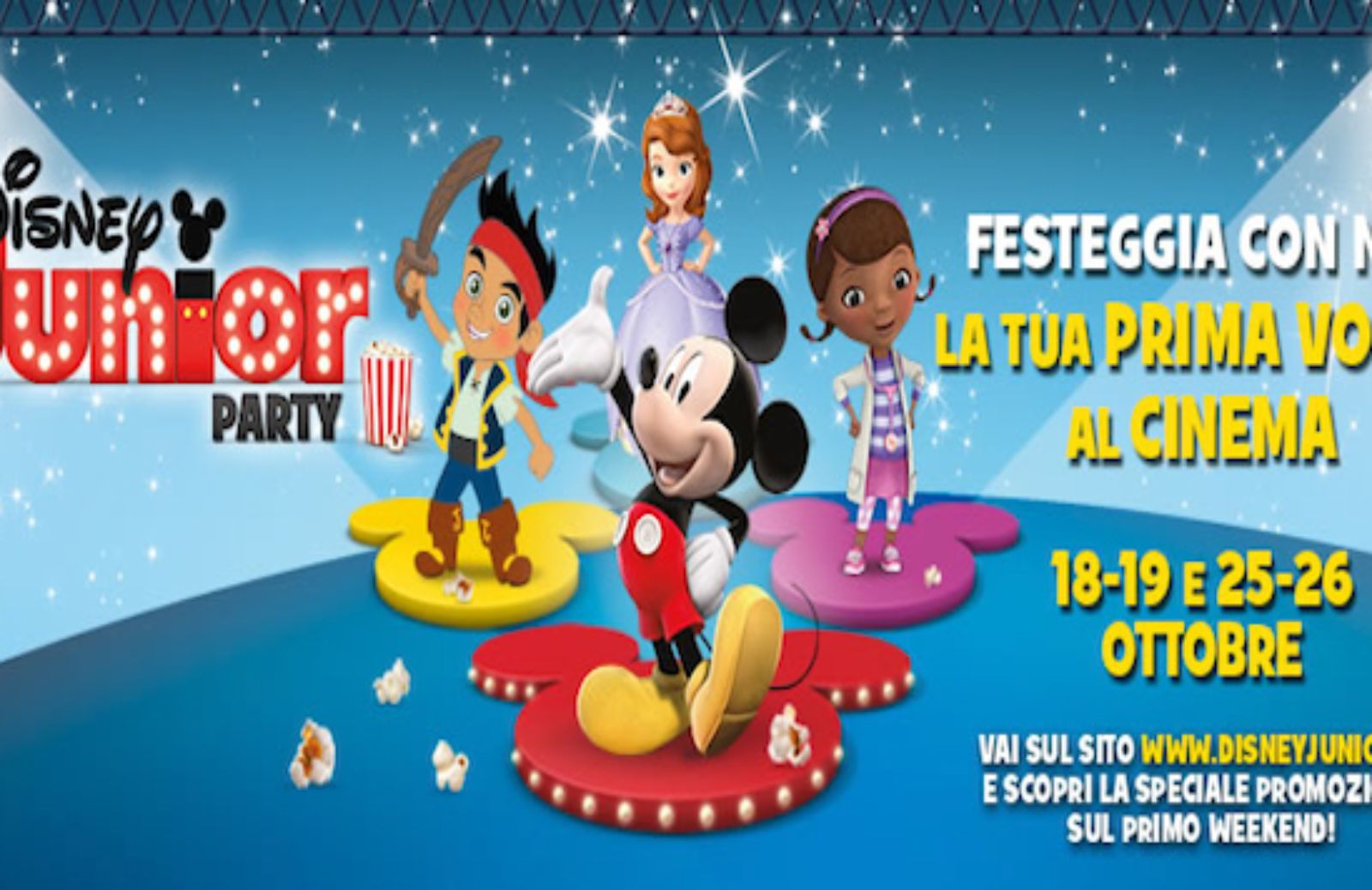 Disney Junior Party la festa è al cinema