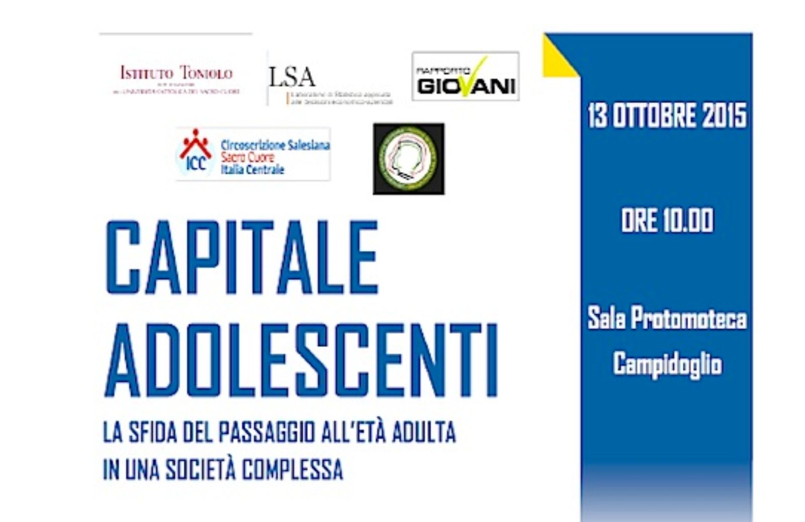 Roma capitale e gli adolescenti: una nuova ricerca