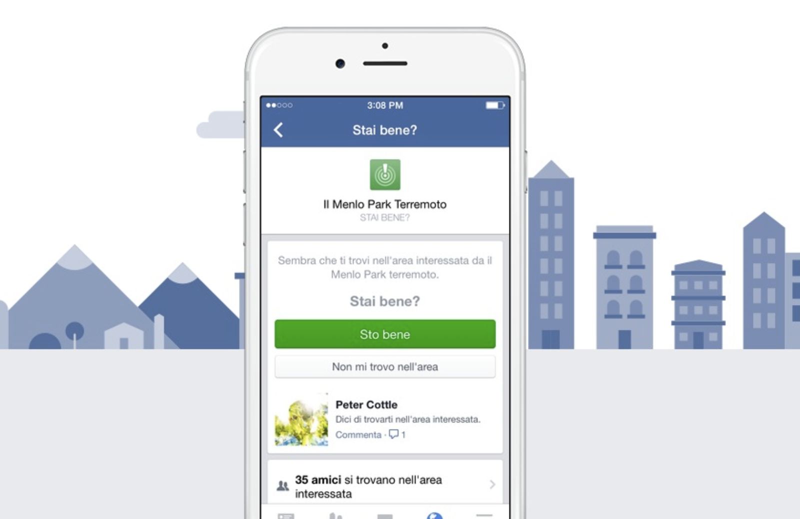 Come utilizzare il tasto Safety Check su Facebook