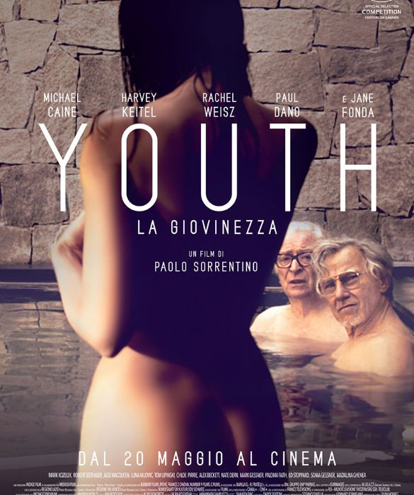 <p>Nel 2015 Sorrentino dirige il suo secondo film in lingua inglese, con un cast eccezionale: <strong>Michael Caine, Harvey Keitel, Rachel Weisz, Jane Fonda</strong>. Protagonisti Fred e Mick: il primo è un compositore e direttore d’orchestra in pensione, che trascorre le proprie vacanze in un centro benessere svizzero con l'amico di lunga data e sceneggiatore Mick, il quale ha appena terminato di scrivere il suo ultimo film.</p>
