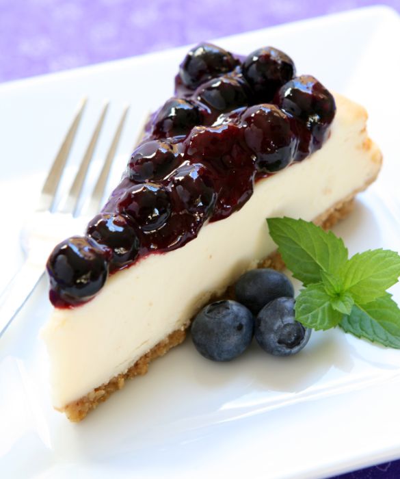 Mirtilli e cheesecake? Un abbinamento perfetto e a datto ad ogni occasione!