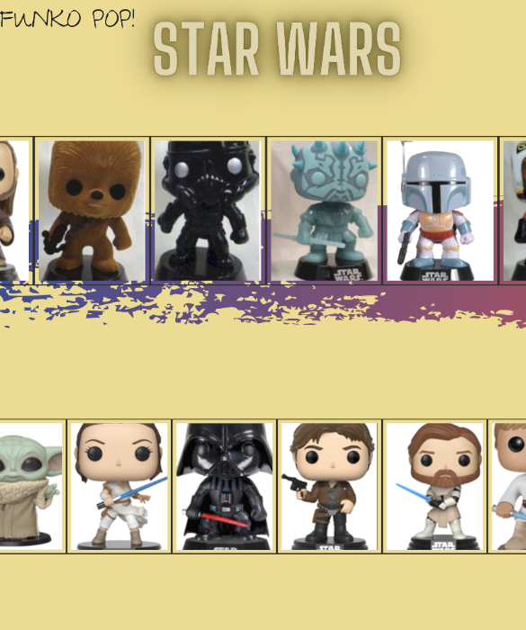 <p>Quella di Star Wars è sicuramente una delle linee più estese, ma anche quella che contiene alcuni tra i Funko Pop! più rari e costosi in assoluto. Con un valore sul mercato attuale di circa 400 euro, troviamo il Funko di Qui Gon Jinn (numero 128 della serie dedicata a Star Wars) che fu venduto inel 2016 in esclusiva presso iil New York Comic Con in soli 200 pezzi. Troviamo poi il Funko di Boba Fett (numero 32) con un valore attuale di circa 450 euro apparso nel 2013 come esclusiva al San Diego Comic-Con e Biggs Darklighter con un valore di 800 euro, venduto in esclusiva al SDCC 2012. Ma ancora Chewbecca (numero 06) che vale circa 1000 euro, Shadow Trooper che oggi si può trovare attorno ai 1200/1400 euro e il Funko Pop di Darth Maul olografico con un prezzo al dettaglio che oscilla dai 18000 euro aii 2300!</p>
