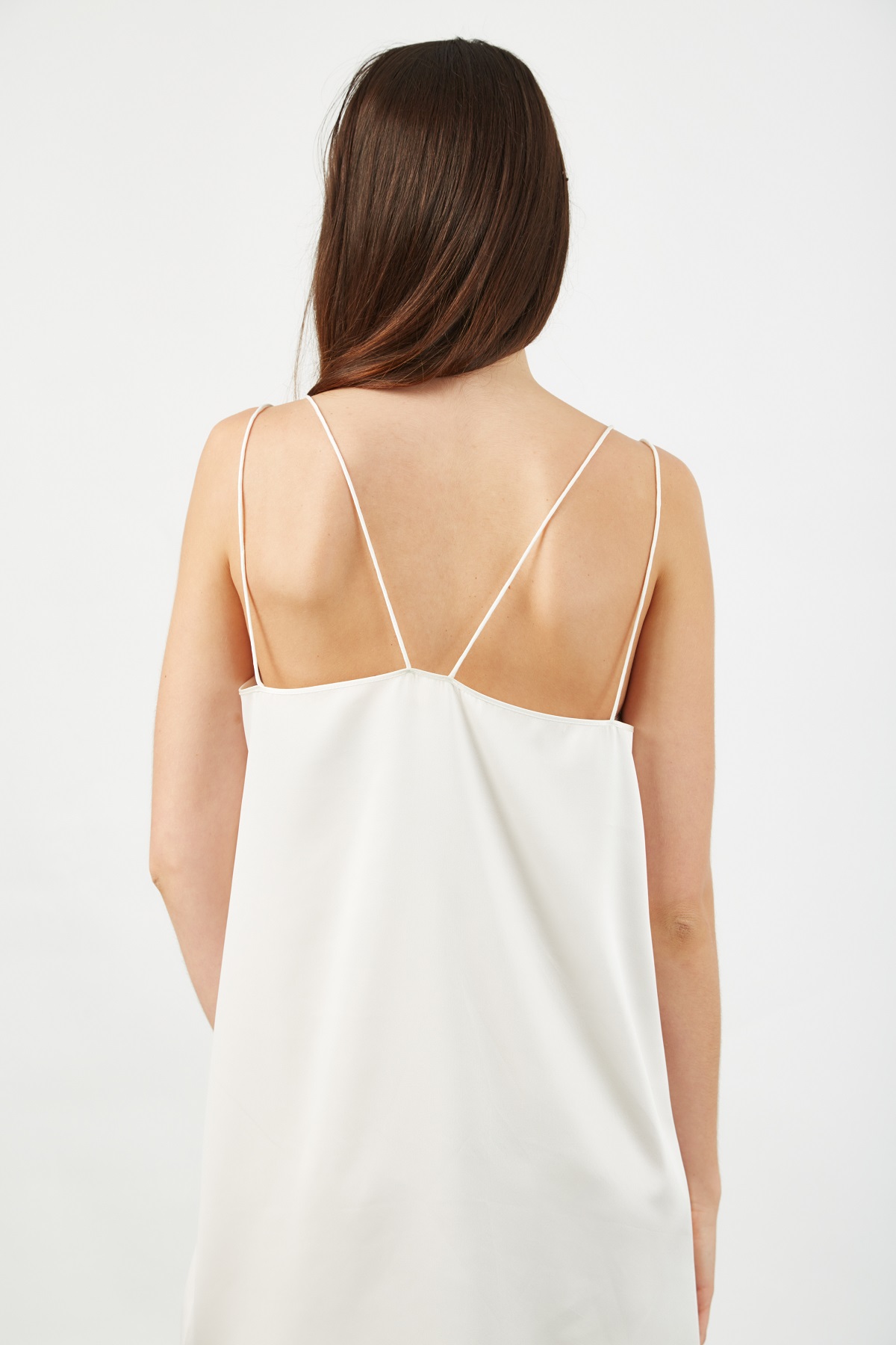 Abito sottoveste bianco