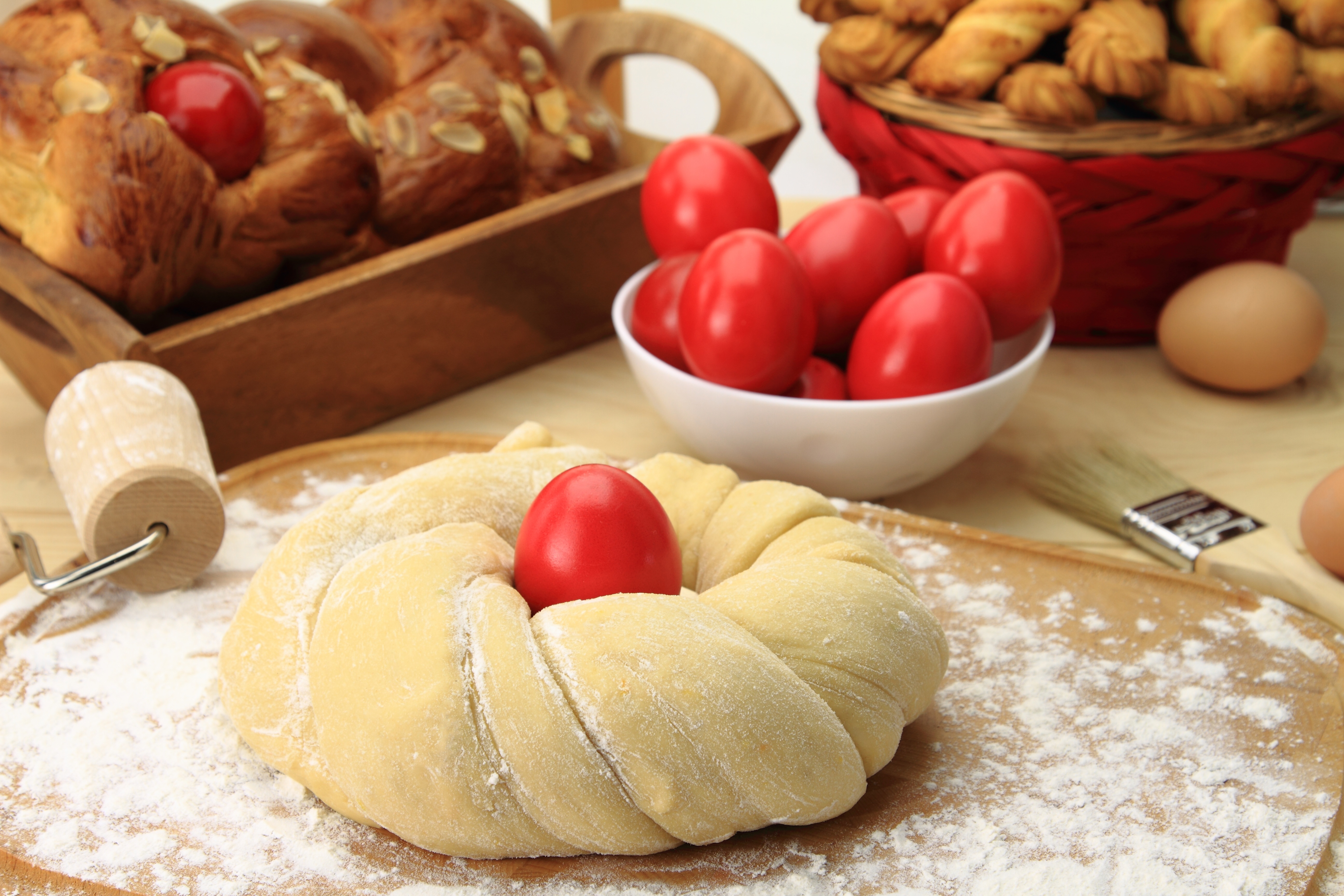 Far lievitare il pane di Pasqua