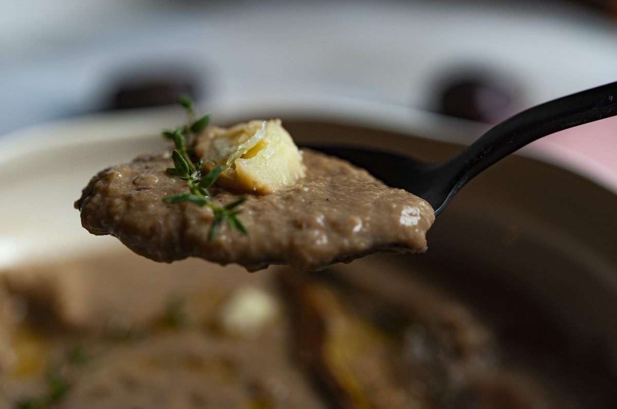 Crema di castagne e porcini