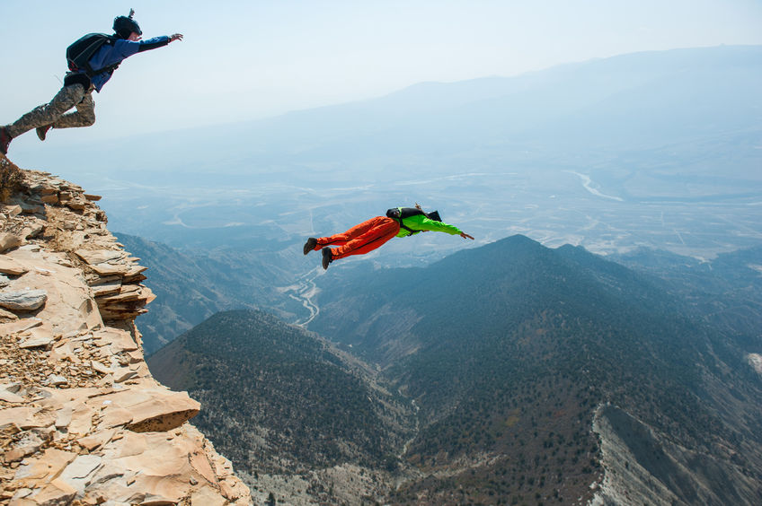 earth base jumping