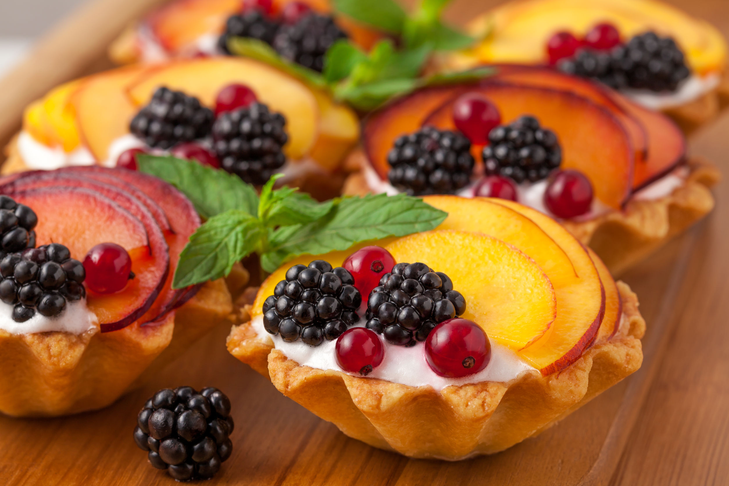 Dolci con frutta fresca