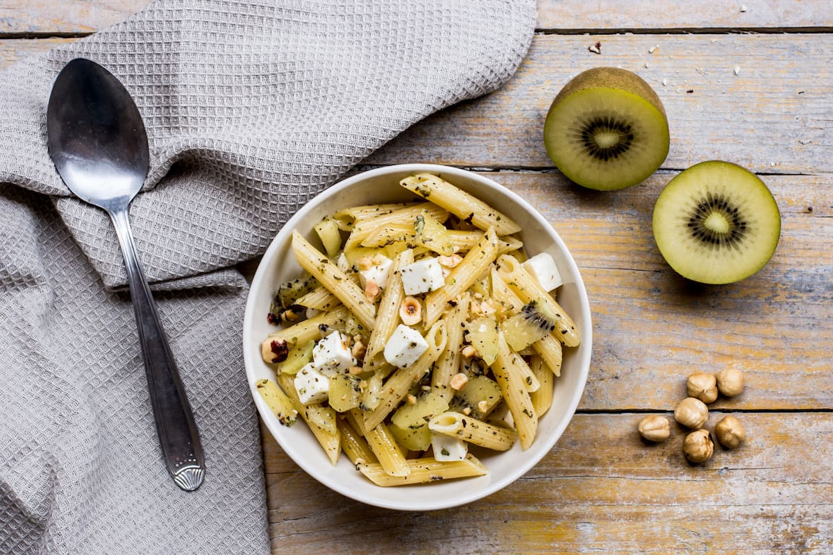 Pasta fredda quartirolo e kiwi