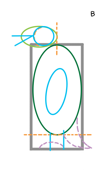 Disegnare una bozza del pinguino