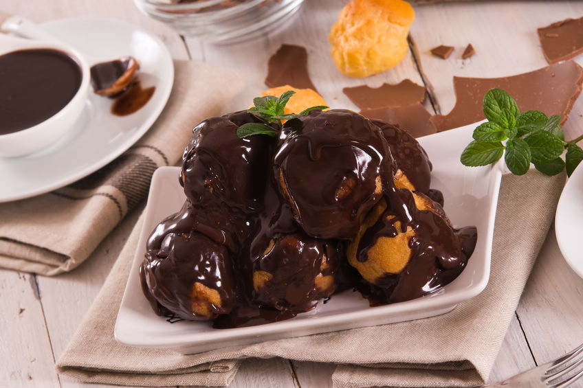 profiterole-cioccolato