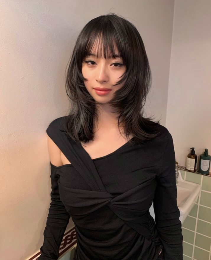 Japanese bangs