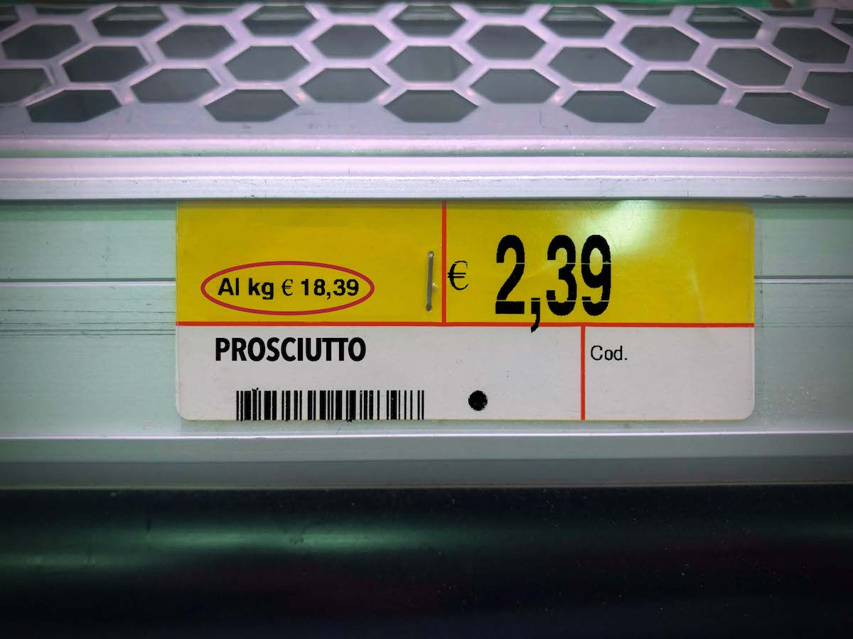 Prezzo al chilo - risparmio spesa