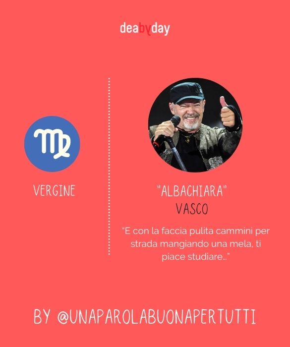 <p>"E con la faccia pulita cammini per strada mangiando una mela, ti piace studiare…” </p>
