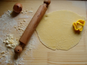 Coniglietti di pasta al pesto per Pasqua