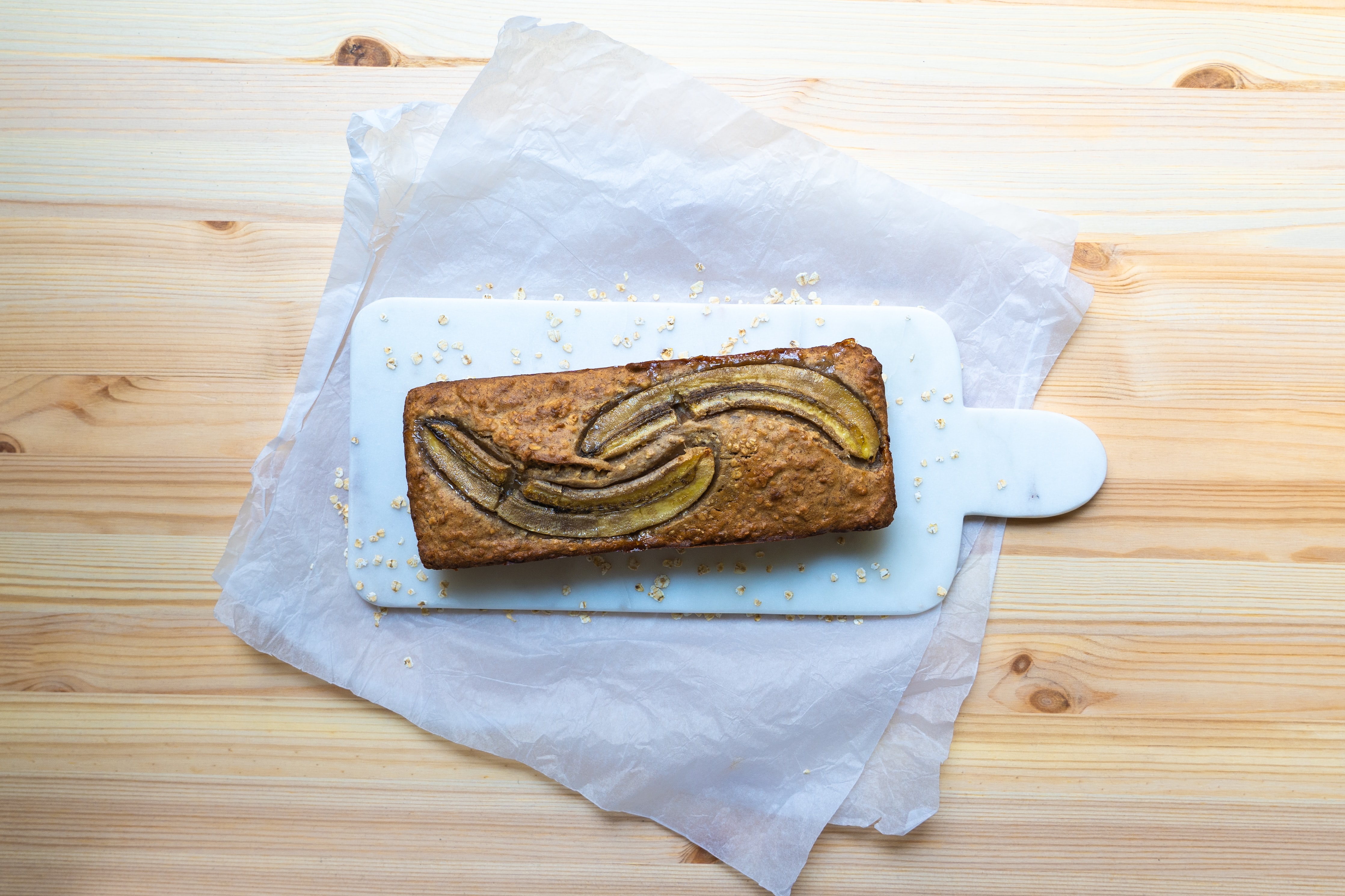 Gli ingredienti del banana bread