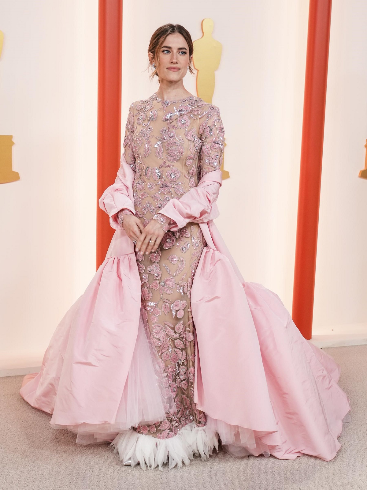 Allison Williams in Giambattista Valli agli Oscar 2023