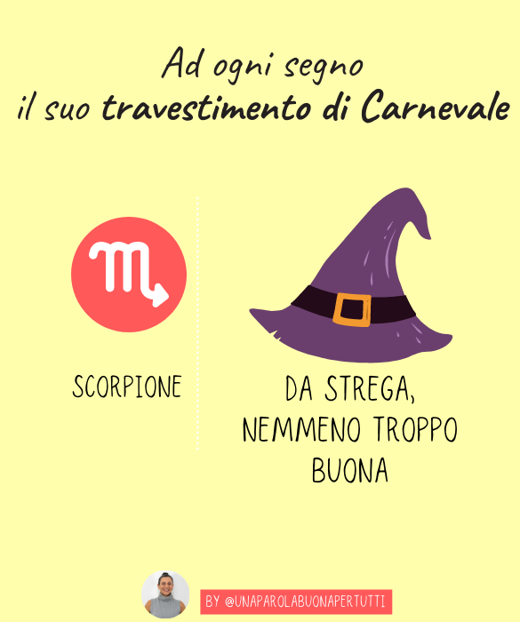 <p>Da strega, nemmeno troppo buona.</p>
